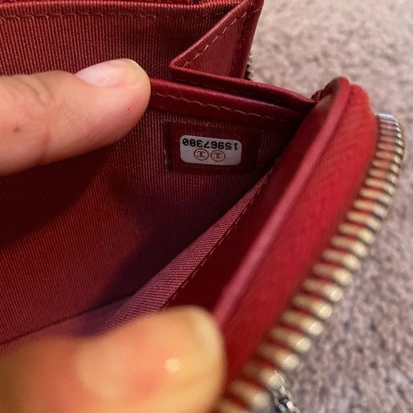 Red Quilted Chanel Lambskin WOC - Picture 3 of 7